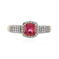 Gouden ring met een roze toermalijn (Adela Gold)
