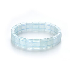 Armband met aquamarijnstenen