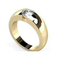 Gouden ring met een SI diamant