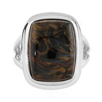 Zilveren ring met een Gouden Pietersiet
