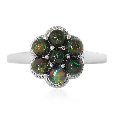 Zilveren ring met Mezezo opalen