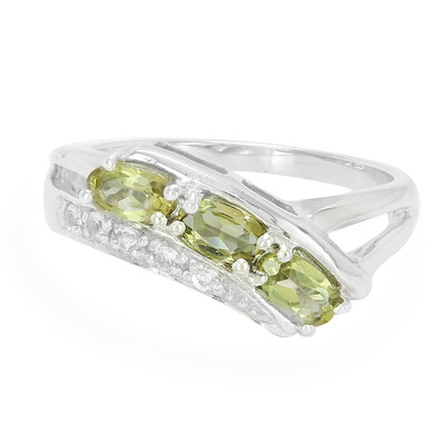 Zilveren ring met xia-apetieten