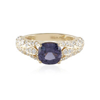 Gouden ring met een Lavendel Luc Yen spinel (de Melo)