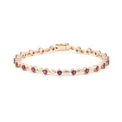 Zilveren armband met rhodolieten