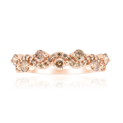 Gouden ring met SI1 Argyle Rose De France Diamanten