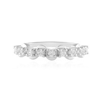 Zilveren ring met zirkonen