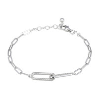 Zilveren armband met I3 (I) Diamanten