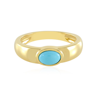 Zilveren ring met een Sleeping Beauty Turkoois