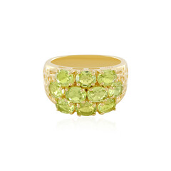 Zilveren ring met peridoots