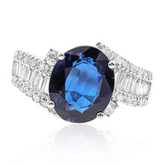 Gouden ring met een kyaniet (CIRARI)