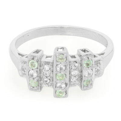 Zilveren ring met Paraiba toermalijnen