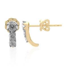 Gouden oorbellen met Diamanten SI1 (G)