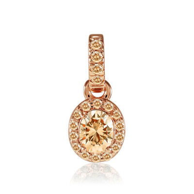 Gouden hanger met een VS1 Argyle-Rose de France-Diamant (Annette)