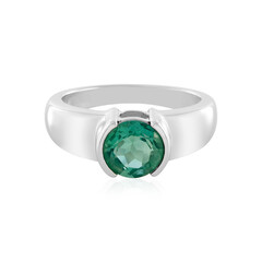 Zilveren ring met een Belgian Teal Fluoriet