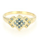 Zilveren ring met Fancy diamanten