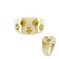 Gouden ring met I2 Gele Diamanten (de Melo)