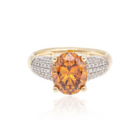 Gouden ring met een sfaleriet