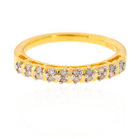 Zilveren ring met I2 (I) Diamanten