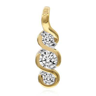 Gouden hanger met een IF Diamant (D) (Annette)
