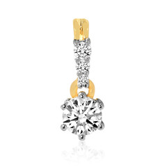 Gouden hanger met een IF Diamant (D)