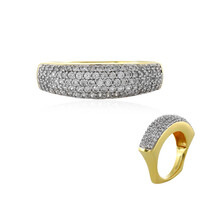 Zilveren ring met zirkonen