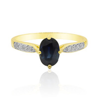 Gouden ring met een blauwe saffier (Adela Gold)