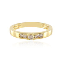 Zilveren ring met een I2 Bruine Diamant