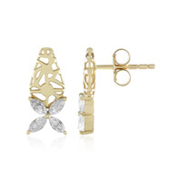 Gouden oorbellen met zirkonen (Ornaments by de Melo)