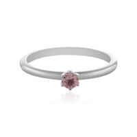 Zilveren ring met een morganiet