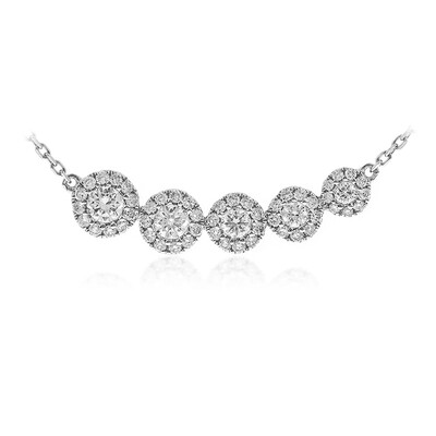 Gouden halsketting met SI2 (H) Diamanten (CIRARI)