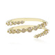 Gouden ring met een VS1 champagne diamant