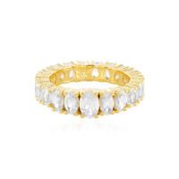 Zilveren ring met een zirkoon
