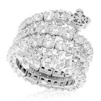Zilveren ring met zirkonen (Dallas Prince Designs)