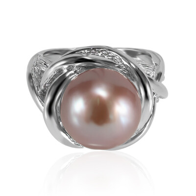 Zilveren ring met een Ming Parel (TPC)