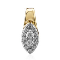 Gouden hanger met IF Diamanten (D)