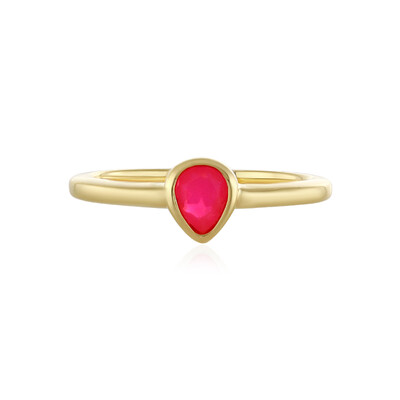 Zilveren ring met een Roze Ethopische Opaal