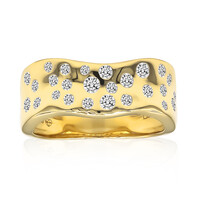 Gouden ring met Diamanten SI1 (G)