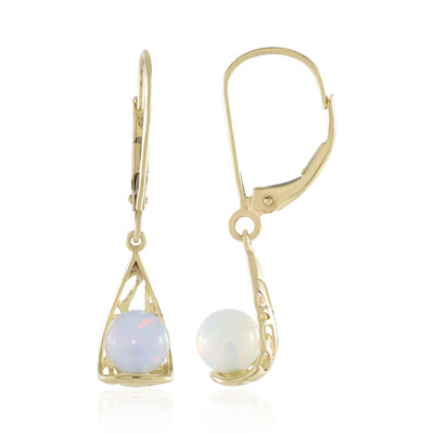 Gouden oorbellen met Welo-opalen (Ornaments by de Melo)