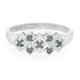 Zilveren ring met Fancy diamanten