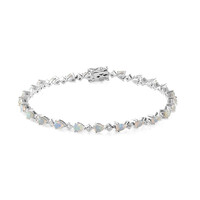 Zilveren armband met Welo-opalen