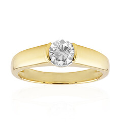 Gouden ring met een Diamant SI1 (G)