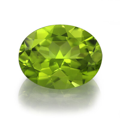 Edelsteen met een Kasjmir peridoot 5,03 ct