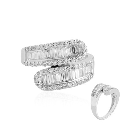 Gouden ring met Diamanten SI1 (G)