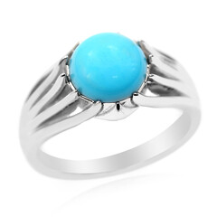 Zilveren ring met een Sleeping Beauty Turkoois (Anne Bever)
