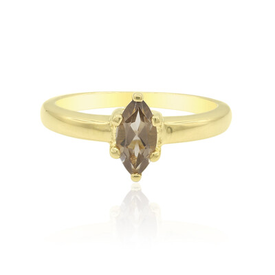 Zilveren ring met een rookkwarts