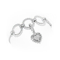 Zilveren armband met zirkonen (Dallas Prince Designs)