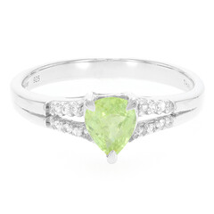 Zilveren ring met een Paraiba toermalijn