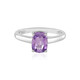 Zilveren ring met een amethist