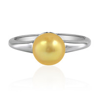 Zilveren ring met een zoetwater kweekparel