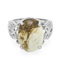 Zilveren ring met een Magnesiet